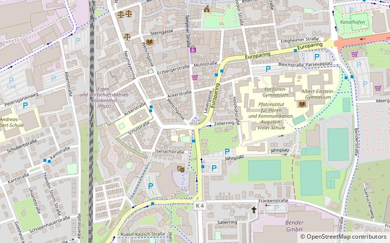 Speyerer Tor location map