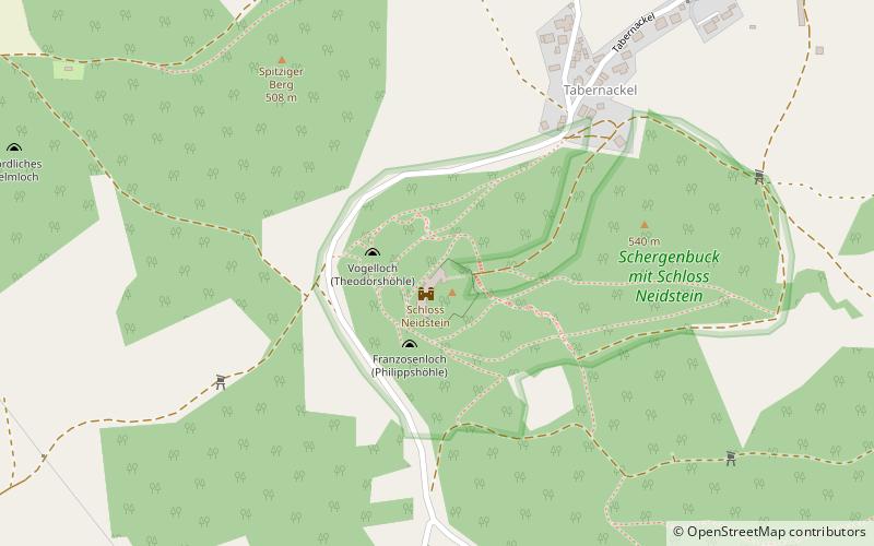 Schloss Neidstein location map