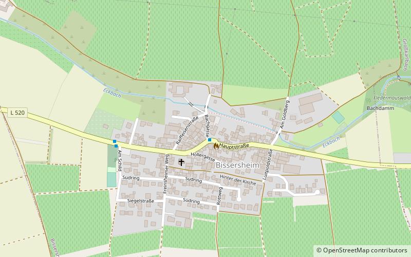 Bissersheim location map