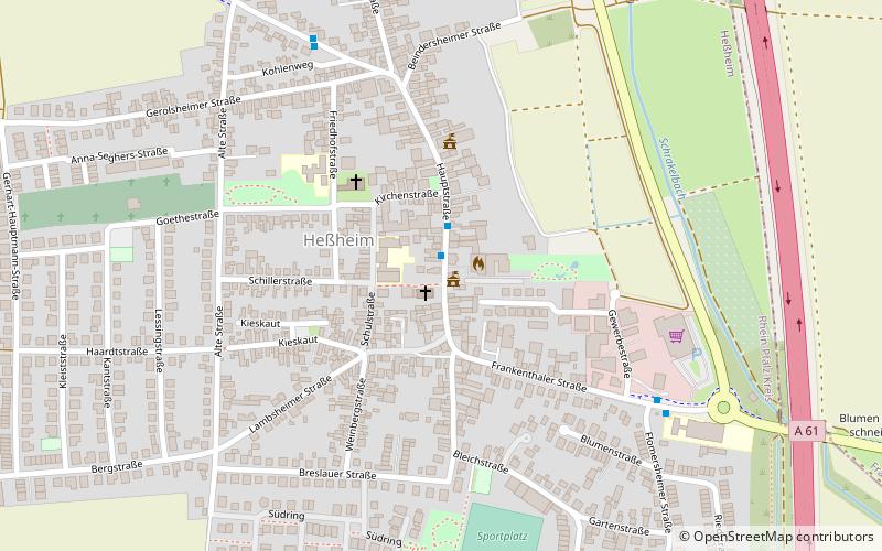 Heßheim location map