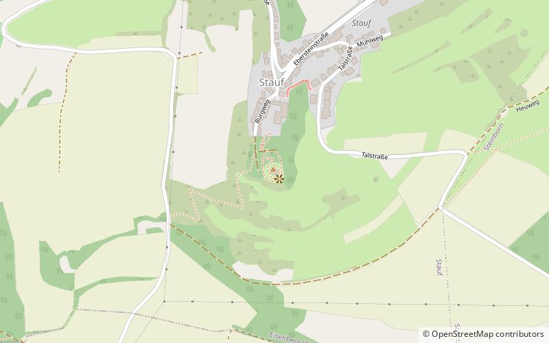 Stauf Castle location map