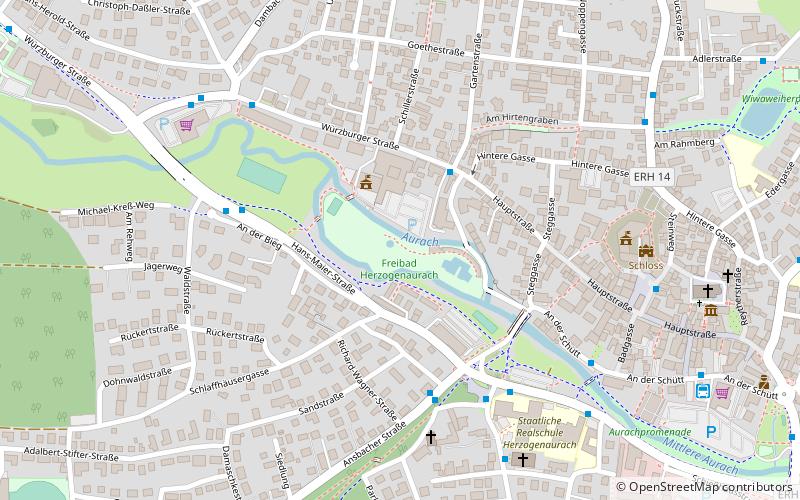 Freibad Herzogenaurach location map