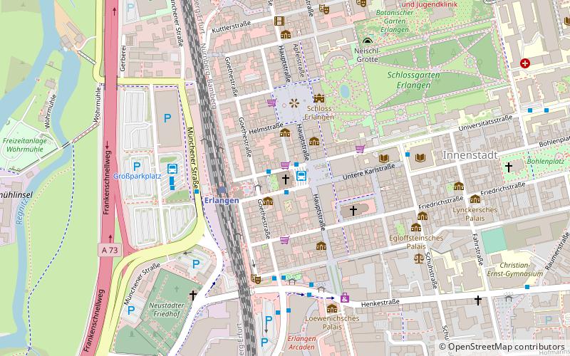 Hugenottenkirche location map