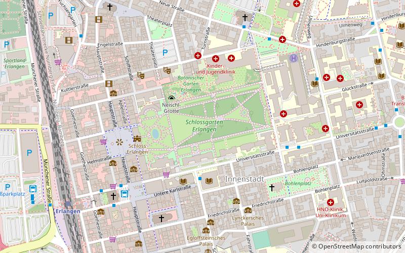 Schlossgarten location map