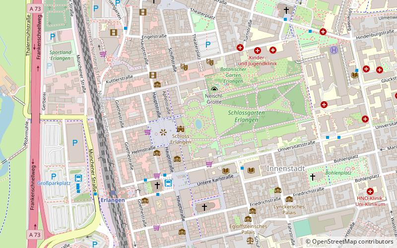 Hugenottenbrunnen location map