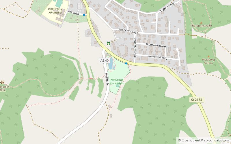 Naturbad Königstein location map