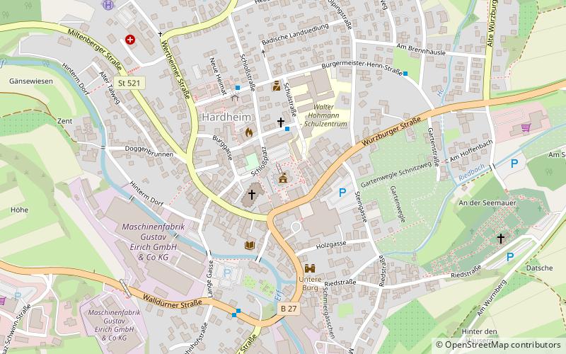 Schloss Hardheim location map