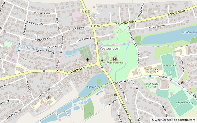 weisendorf location map