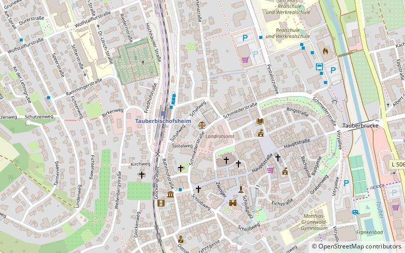 Amtsgericht Tauberbischofsheim location map