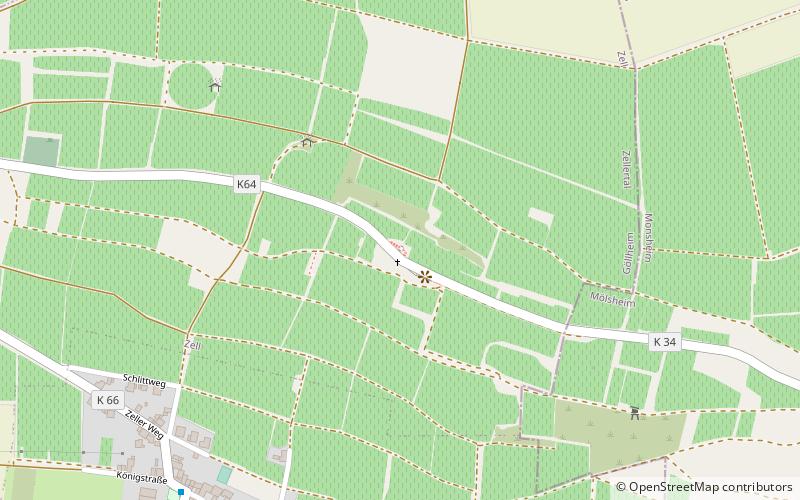 Ehrenmal Zellertal location map