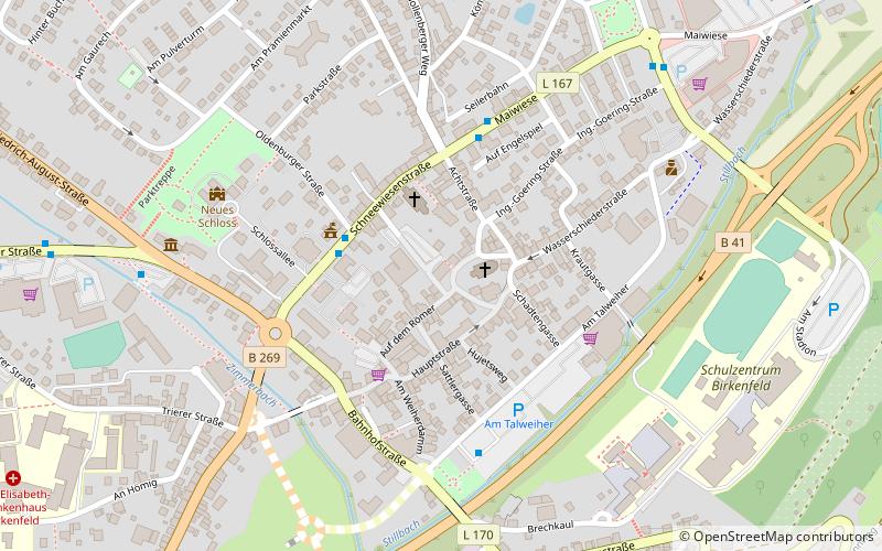 Evang. u. Kath. Volksschule location map
