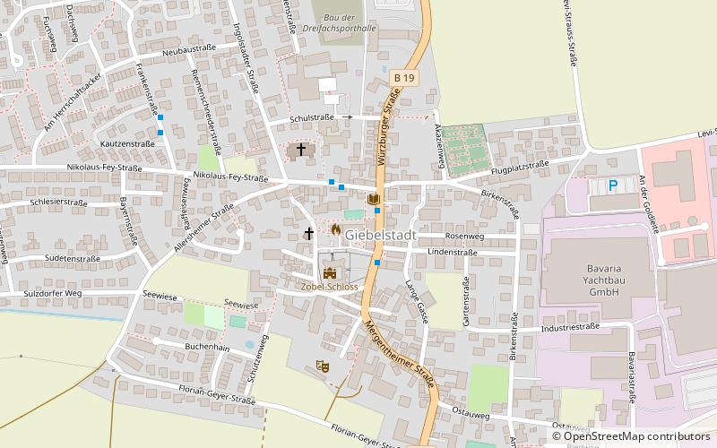 Giebelstadt location map