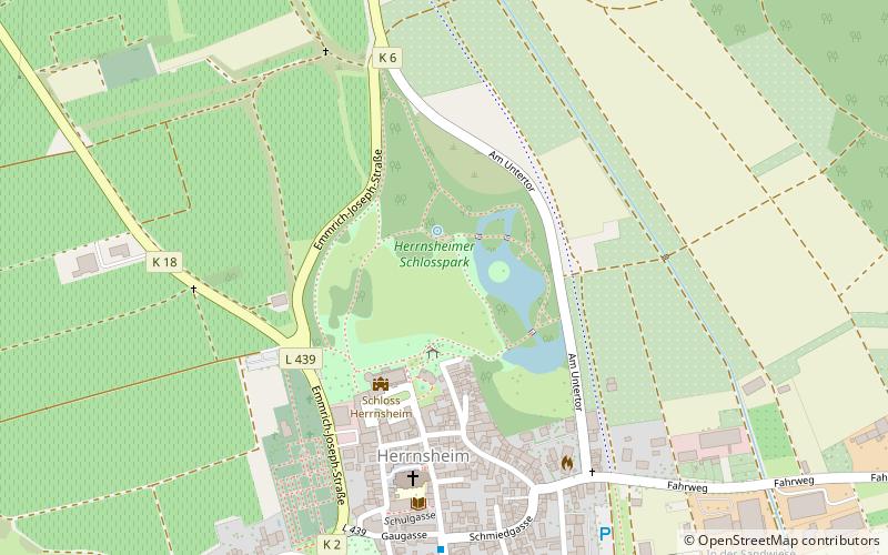 Herrnsheimer Schlosspark location map