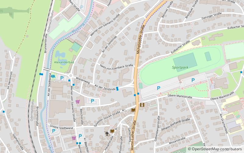 Landratsamt Odenwaldkreis location map