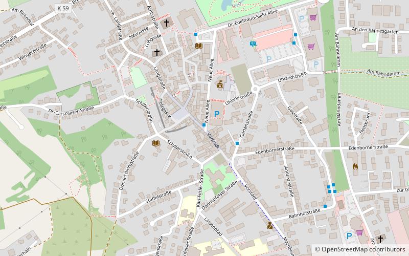 Mozartbrunnen location map