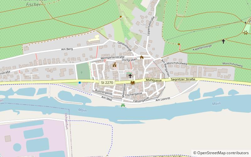 Frickenhausen am Main location map