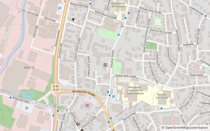 Amtsgericht Michelstadt location map