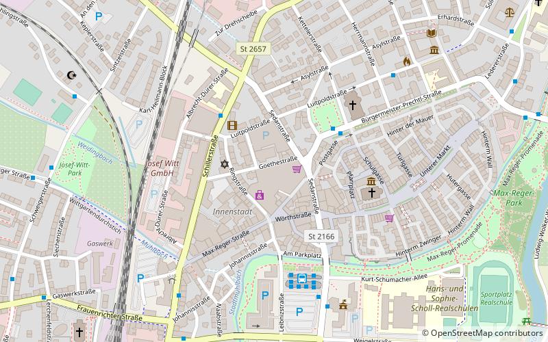 Baustelle NOC - Nordoberpfalz Center location map