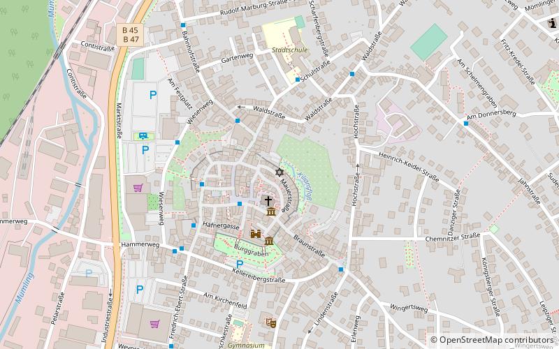 Synagoge Michelstadt location map