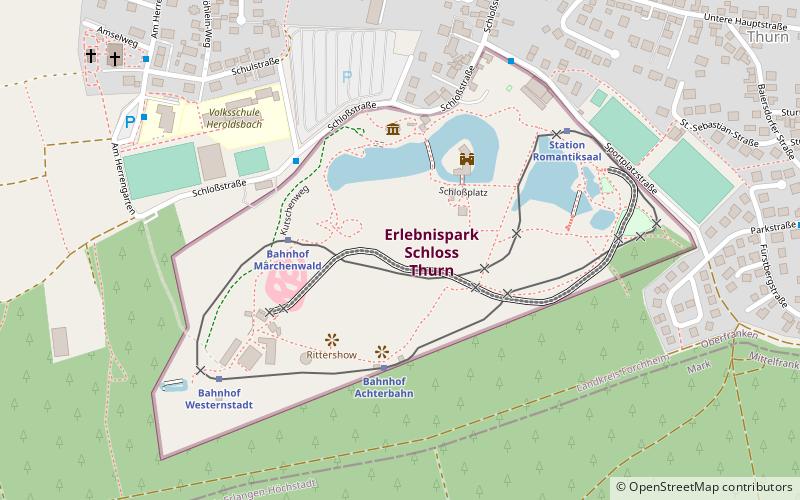 Erlebnispark Schloss Thurn location map