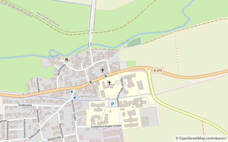 gremsdorf location map