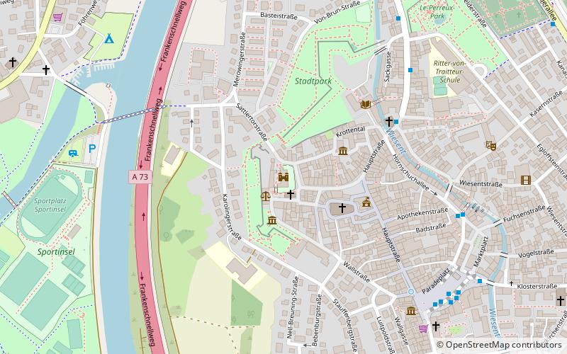 Burg Forchheim location map