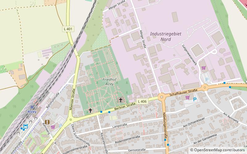 Commune fusionnée d'Alzey-Land location map
