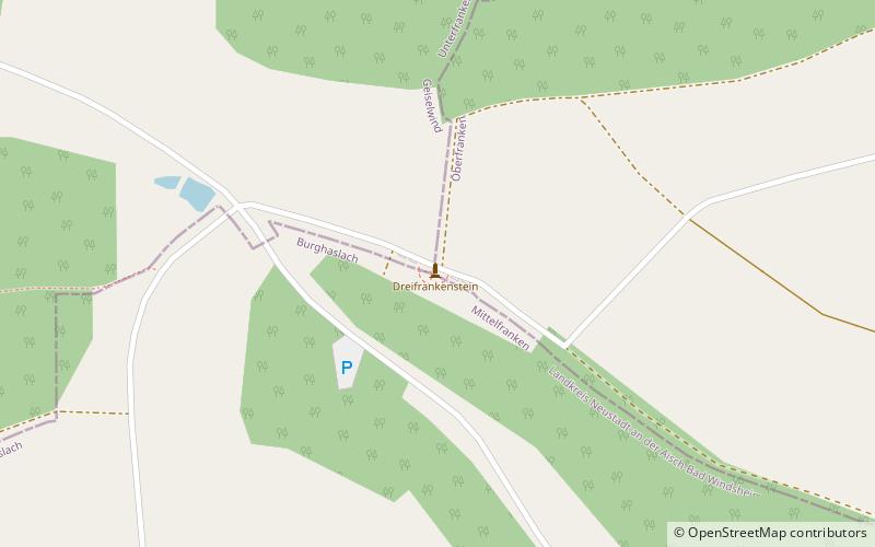 Dreifrankenstein location map