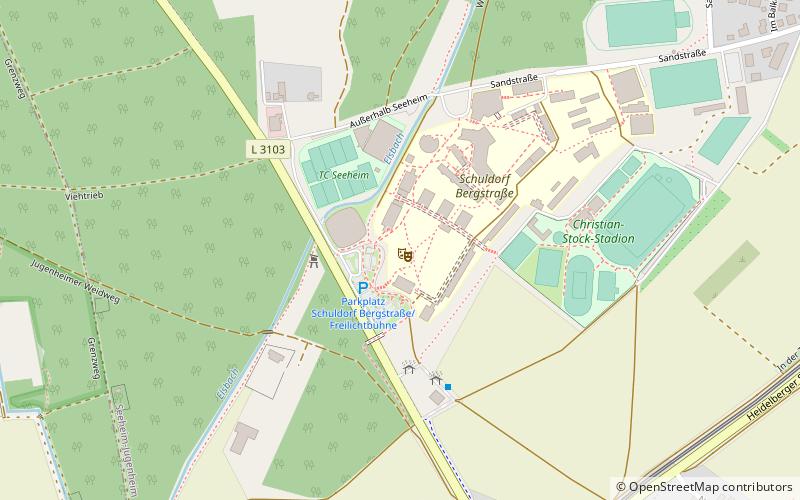 Freilichtbühne Seeheim-Jugenheim location map