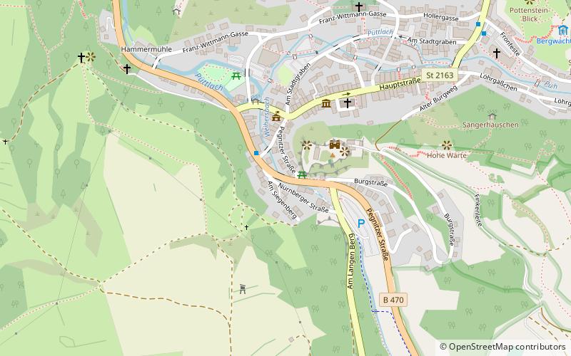 Franconian Switzerland-Veldenstein Forest Nature Park location map