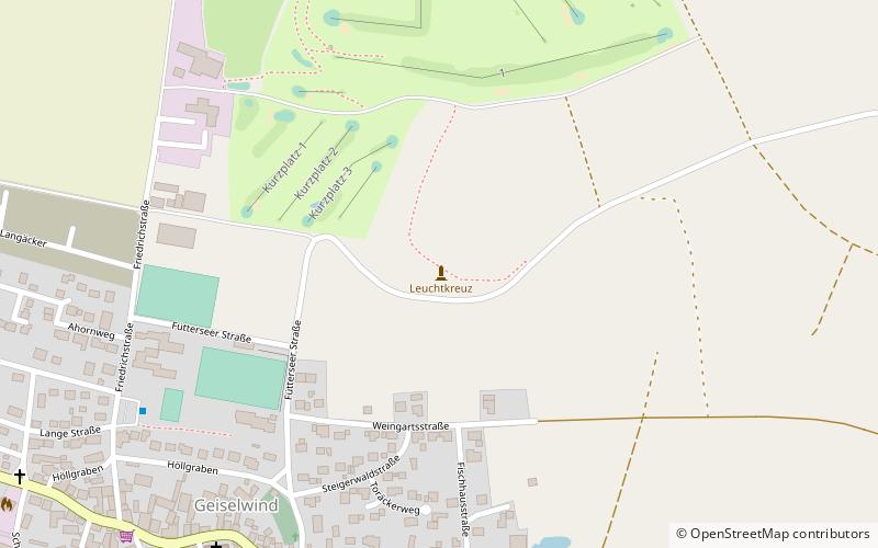 leuchtkreuz geiselwind location map