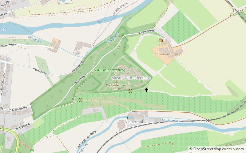 Kloster Disibodenberg location map