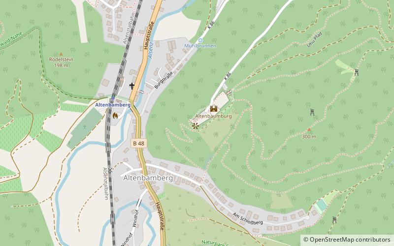 Altenbaumburg location map