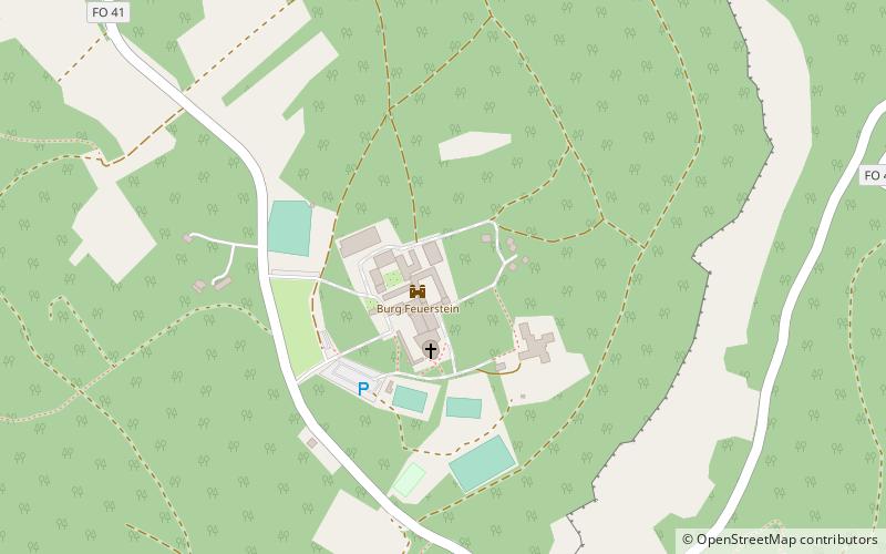 Feuerstein Castle location map
