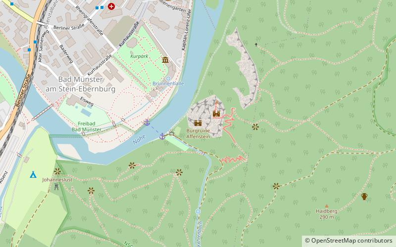Burgruine Affenstein location map
