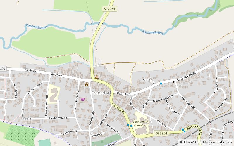 Frensdorf location map