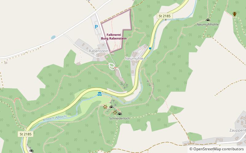 Burg Rabenstein location map