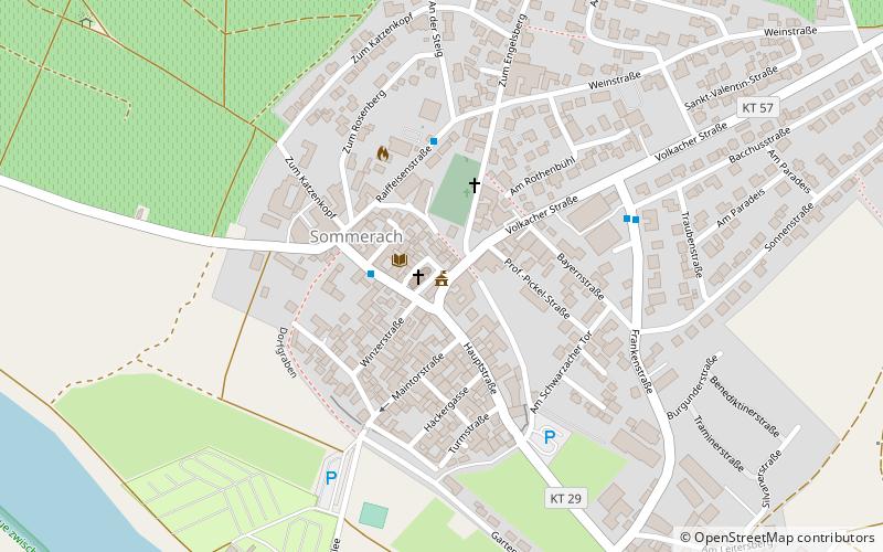 Rathaus Sommerach location map