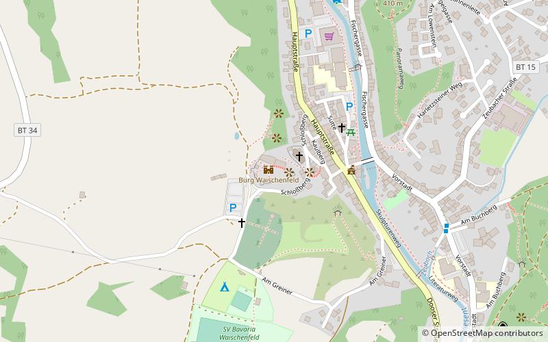Burgruine Waischenfeld location map
