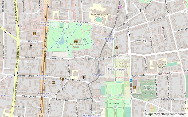 bessungen darmstadt location map