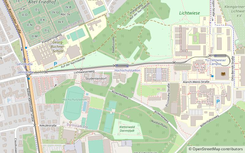 DAV Kletterzentrum Darmstadt location map