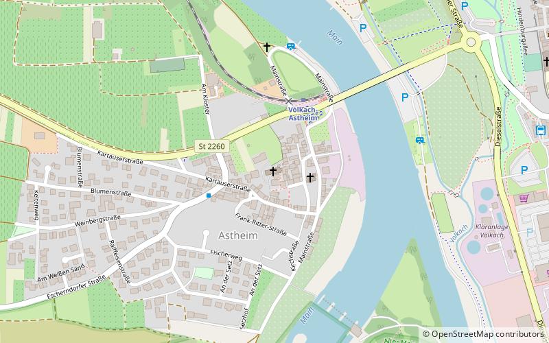 Chartreuse d'Astheim location map
