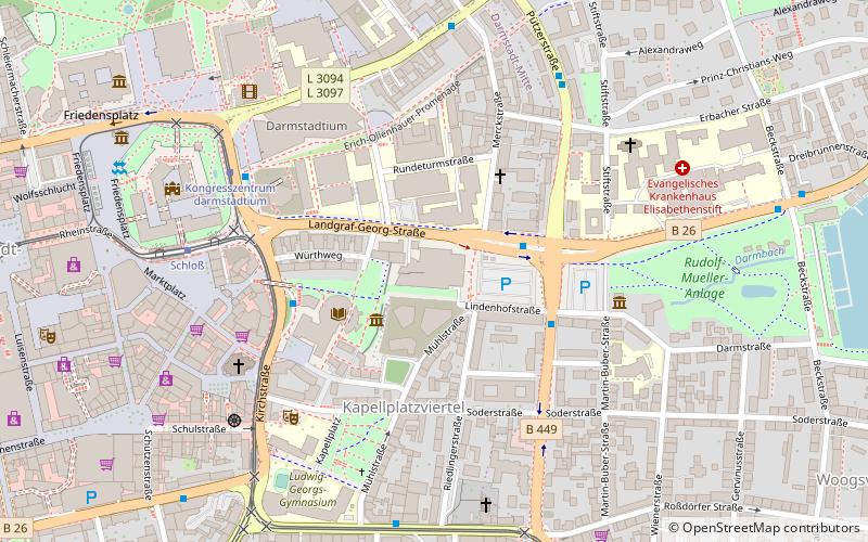 Jugendstil Bad location map