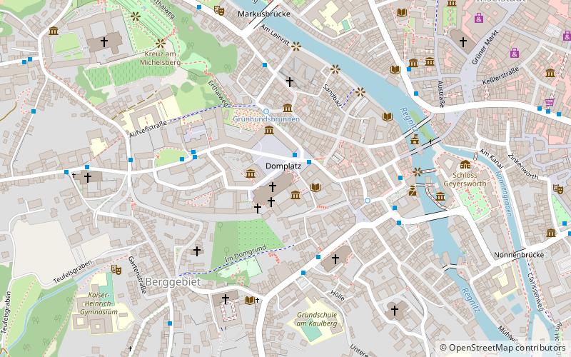 Bamberg Horseman location map