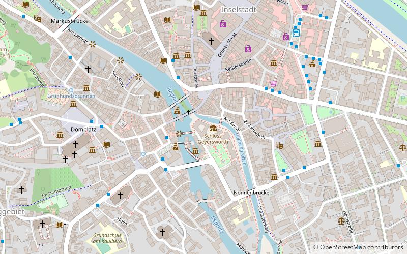 Palais de la Résidence Geyerswörth location map