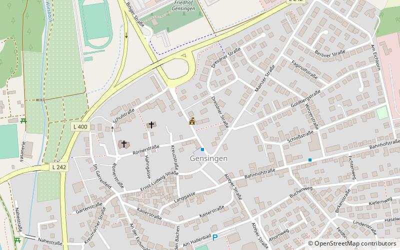 gensingen location map