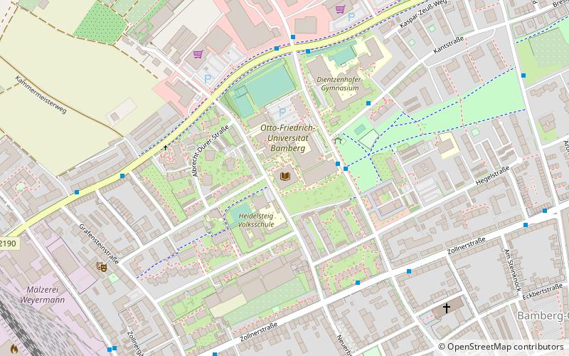Universitätsbibliothek TB 3 location map
