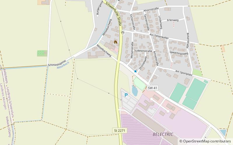 kolitzheim location map