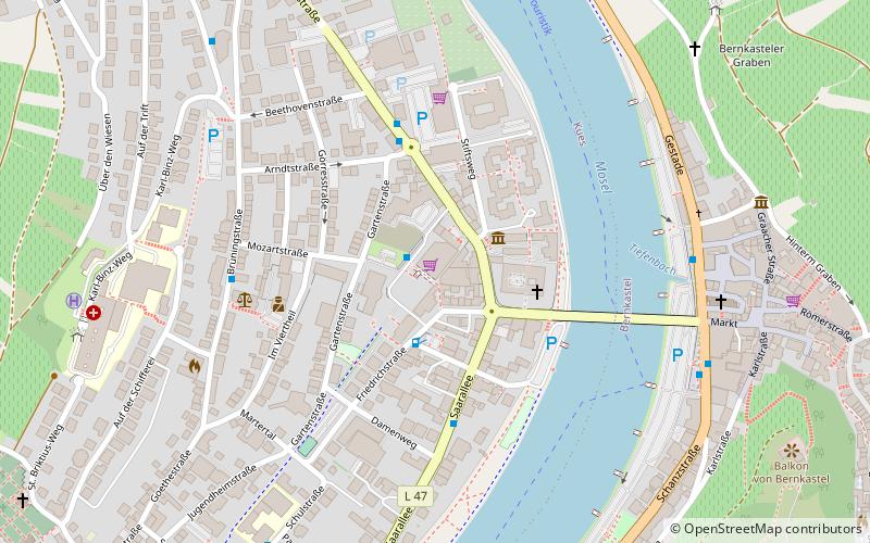 commune fusionnee de bernkastel kues location map
