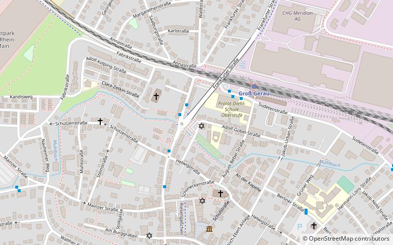 Gedenktafel Pogromnacht location map